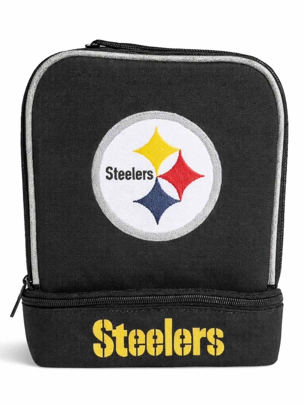Pittsburgh Steelers NFL Lunch Bag Insulated Tote Black Yellow NWT